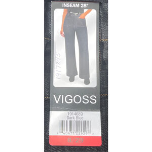 Women's VIGOSS Dark Blue Wide Leg Jeans Size 29 new no tags